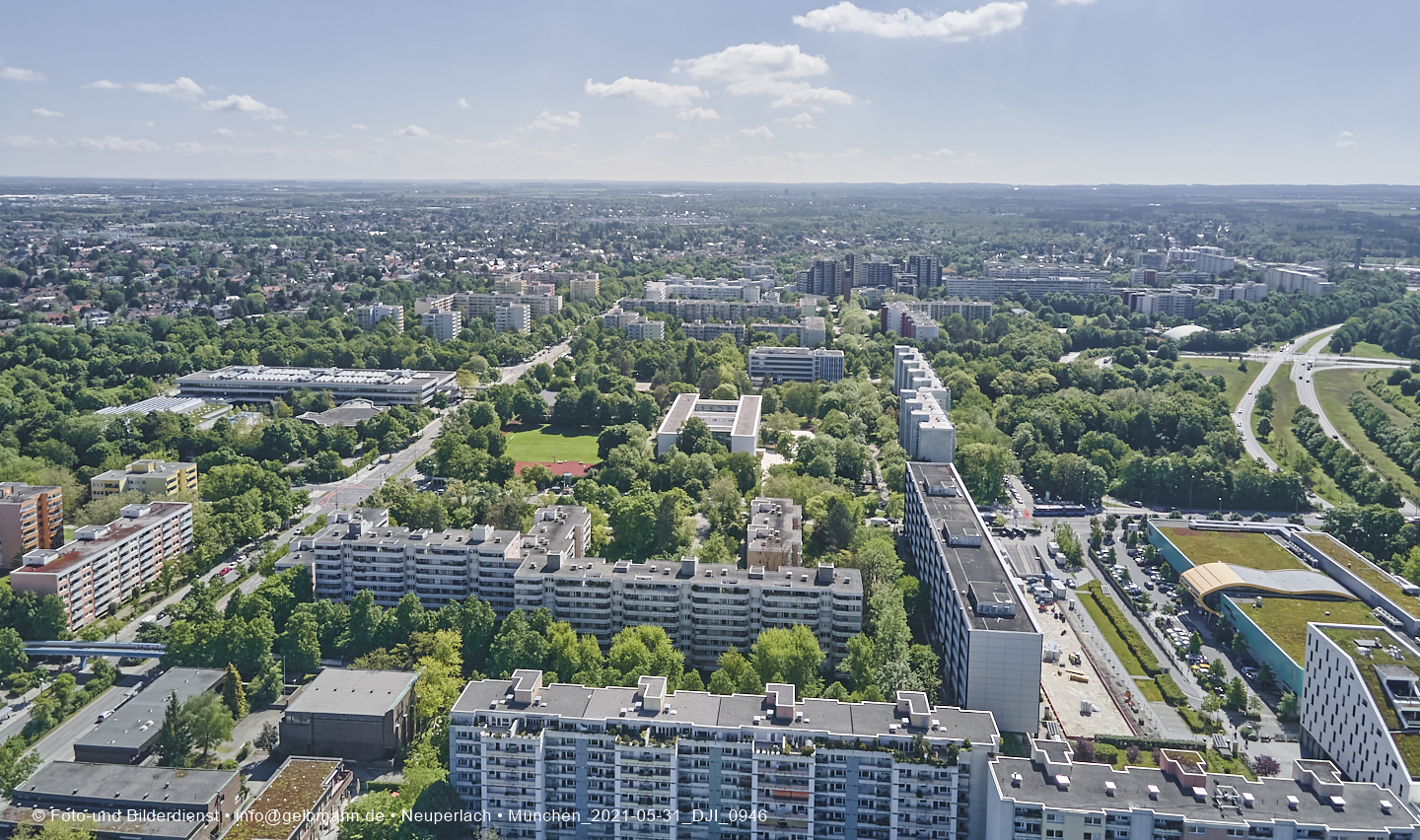 31.05.2021 - Plettzentrum und Wohnring in Neuperlach