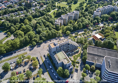 31.05.2021 - Marx-Zentrum und Karl-Marx-Ring 52-62 und Studentenwohnheim in Neuperlach