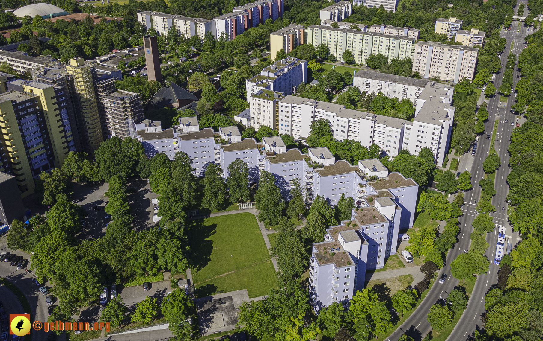15.06.2021 - Luftbilder vom Marx-Zentrum und dem Karl-Marx-Ring 52-62