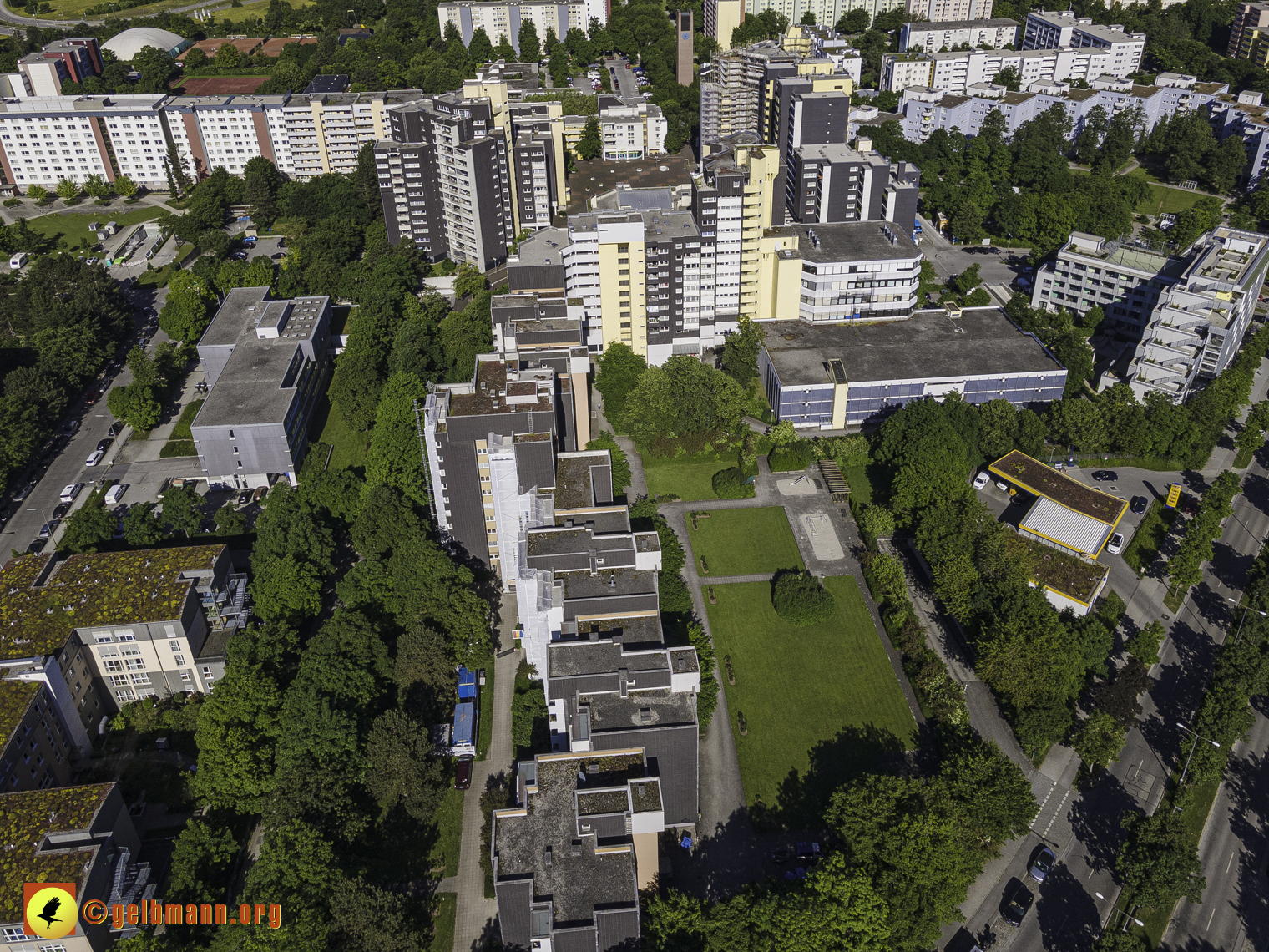 15.06.2021 - Luftbilder vom Marx-Zentrum und dem Karl-Marx-Ring 52-62