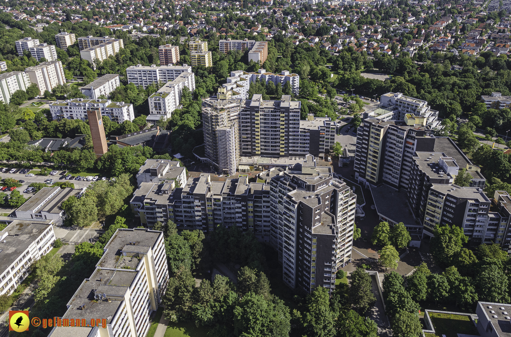 15.06.2021 - Luftbilder vom Marx-Zentrum und dem Karl-Marx-Ring 52-62