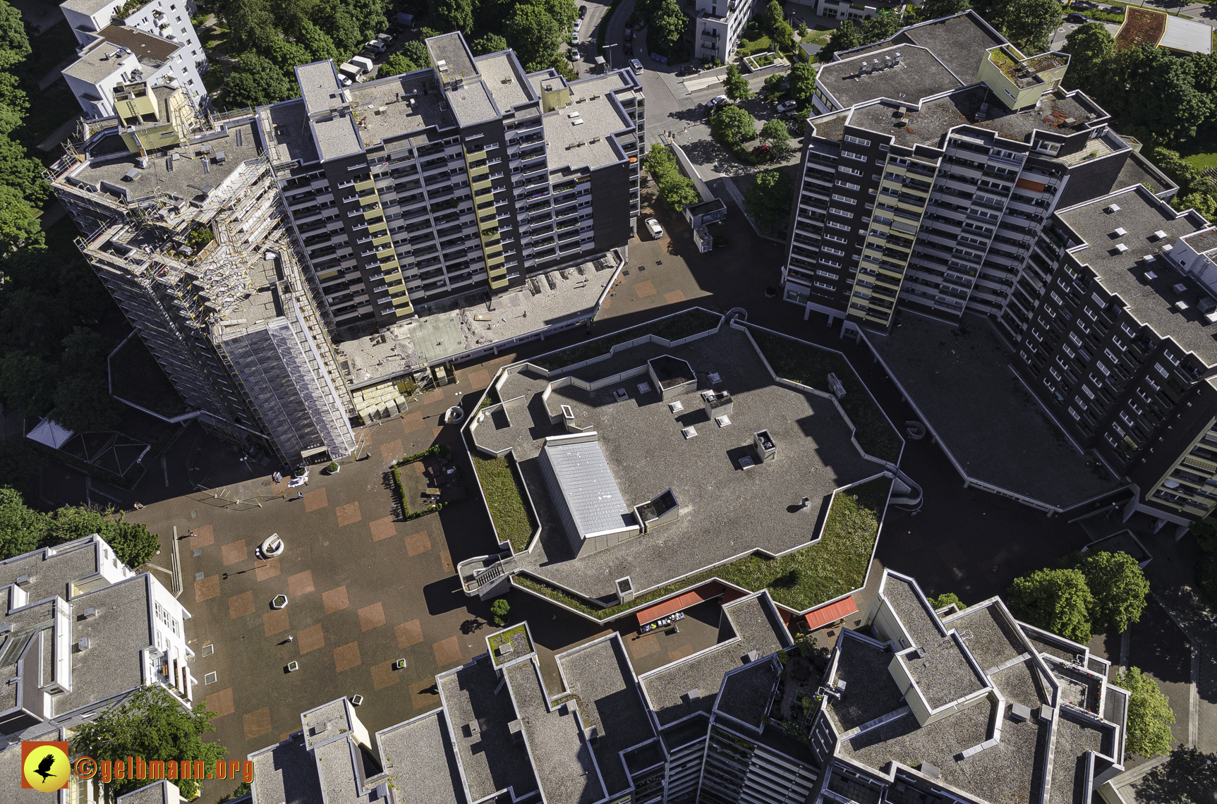 15.06.2021 - Luftbilder vom Marx-Zentrum und dem Karl-Marx-Ring 52-62