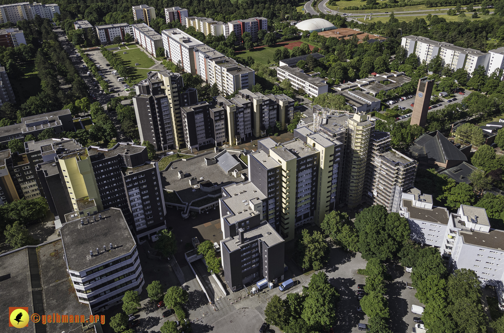 15.06.2021 - Luftbilder vom Marx-Zentrum und dem Karl-Marx-Ring 52-62