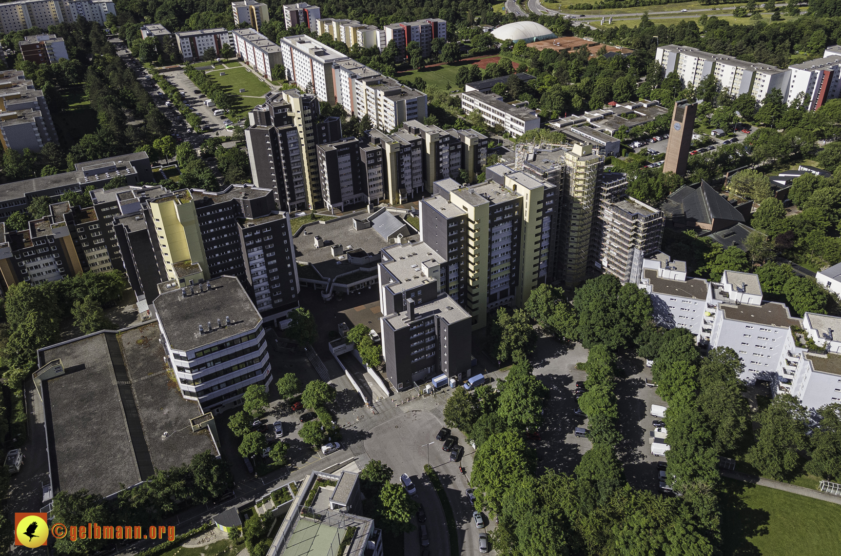 15.06.2021 - Luftbilder vom Marx-Zentrum und dem Karl-Marx-Ring 52-62