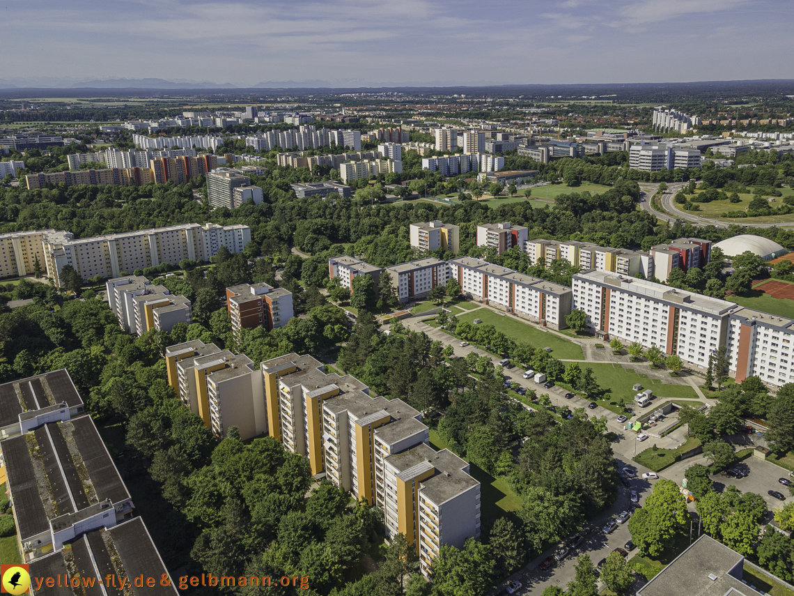 28.06.2021 - Karl-Marx-Ring und Umgebung in Neuperlach