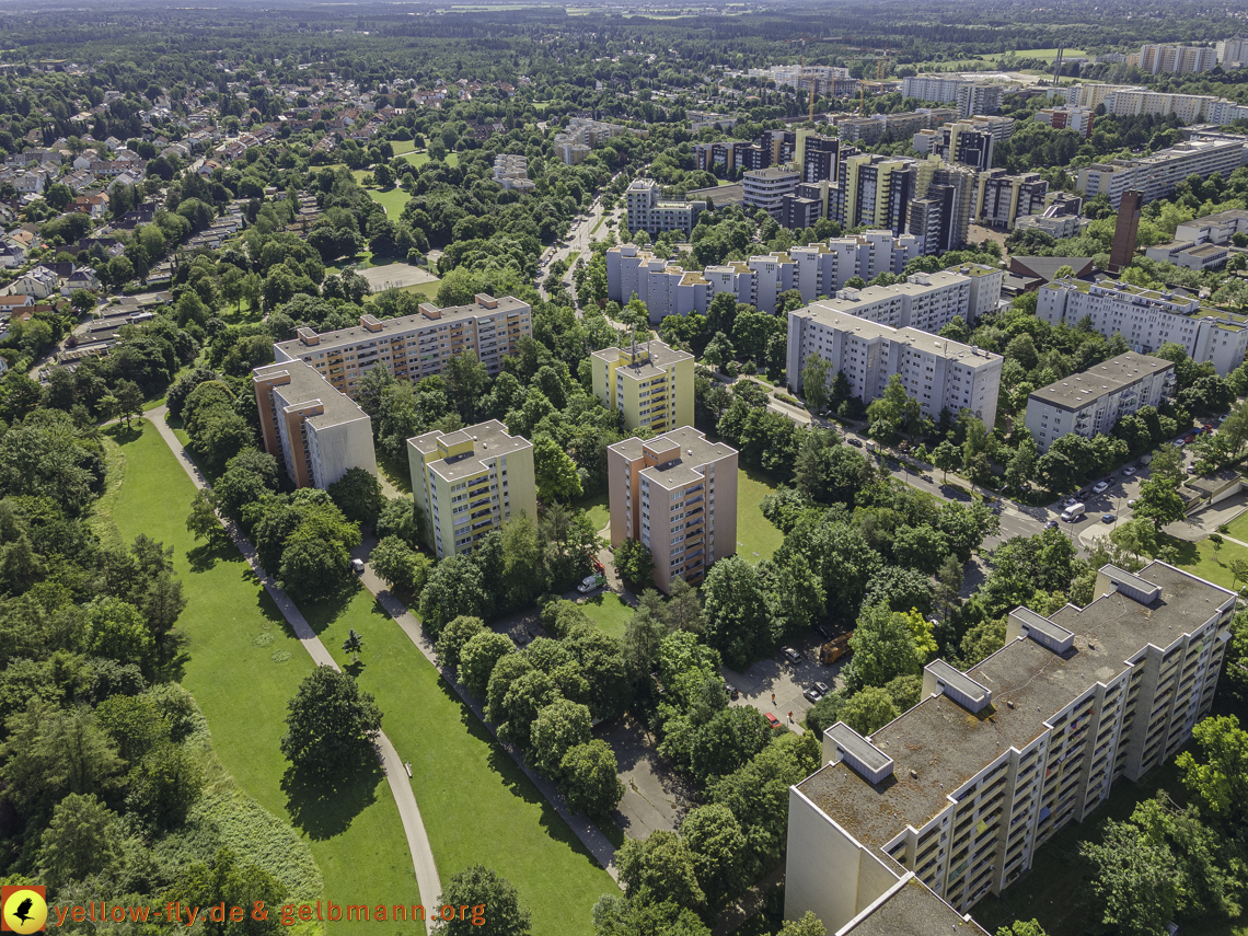 28.06.2021 - Karl-Marx-Ring und Umgebung in Neuperlach