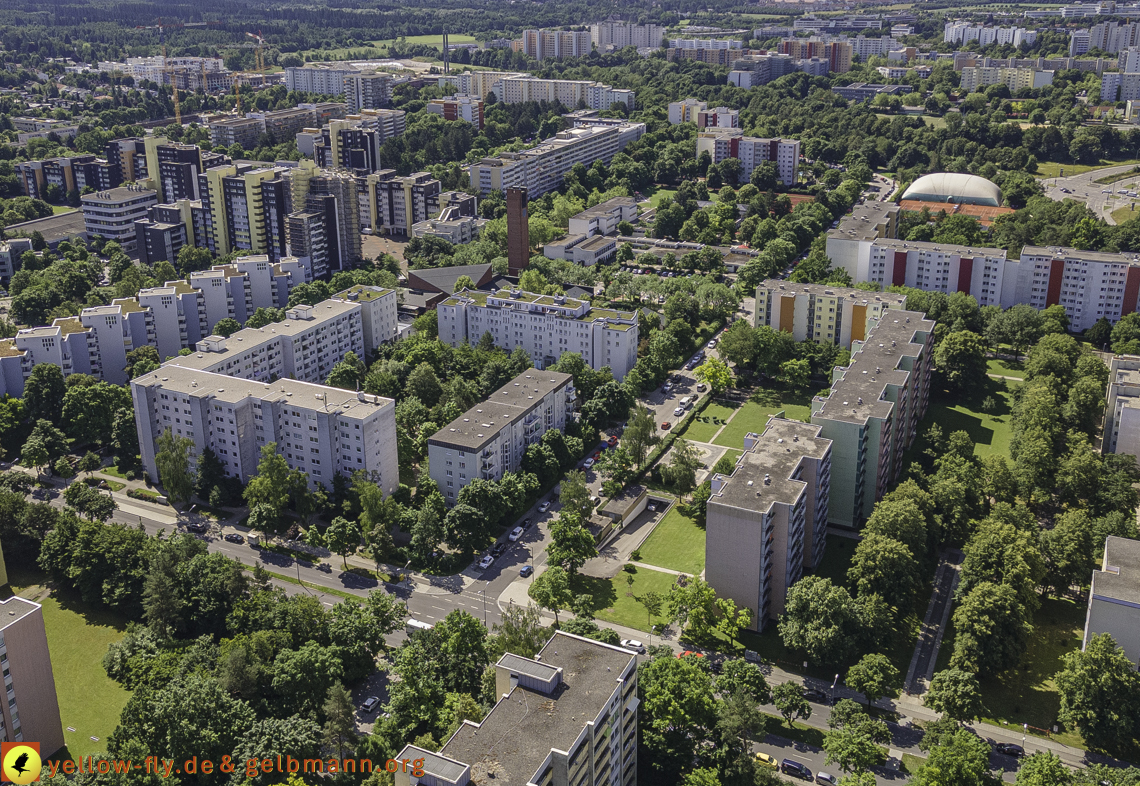 28.06.2021 - Karl-Marx-Ring und Umgebung in Neuperlach
