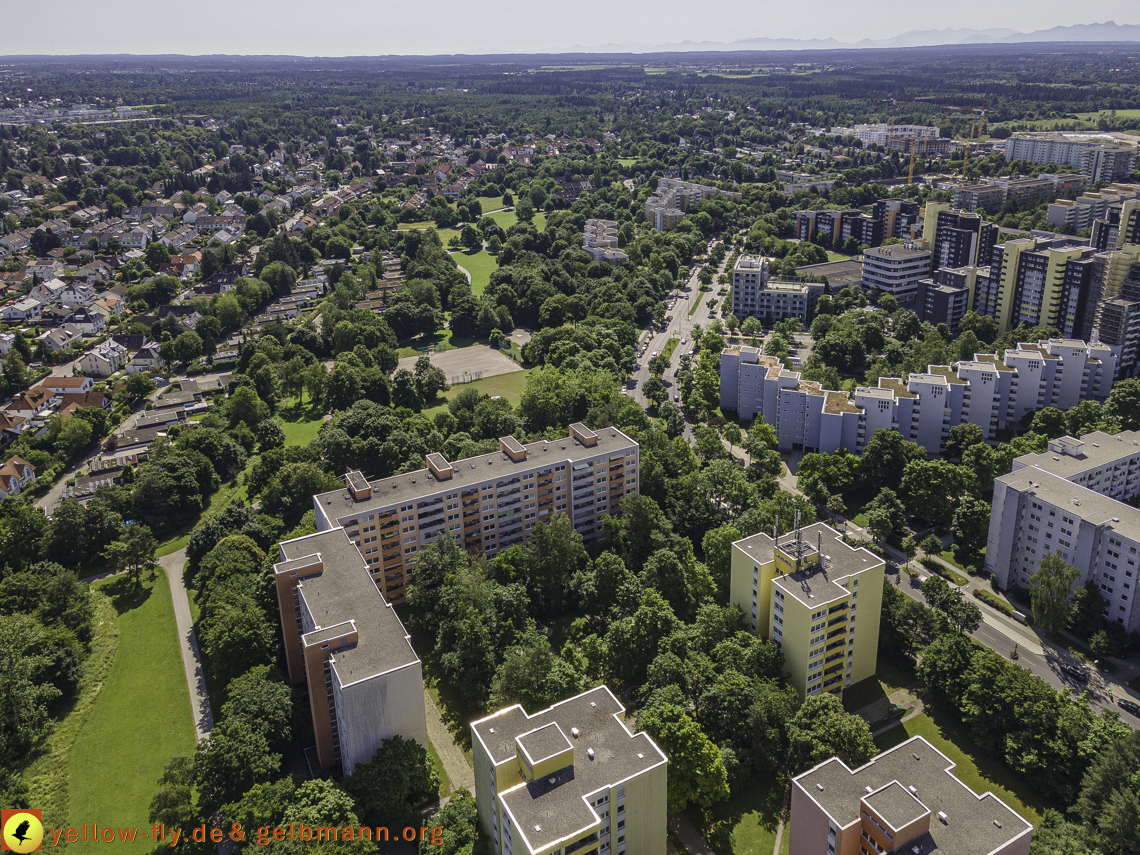 28.06.2021 - Karl-Marx-Ring und Umgebung in Neuperlach