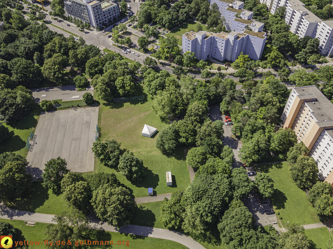 28.06.2021 - Karl-Marx-Ring und Umgebung in Neuperlach