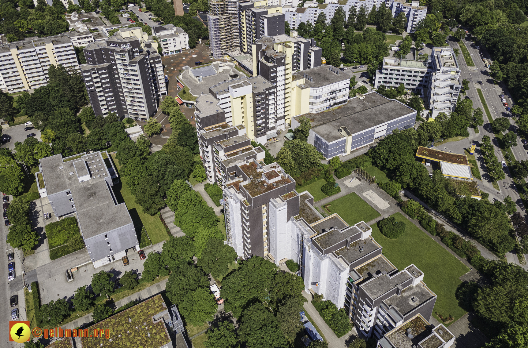 28.06.2021 - Luftbilder vom Marx-Zentrum und dem Karl-Marx-Ring 52-62