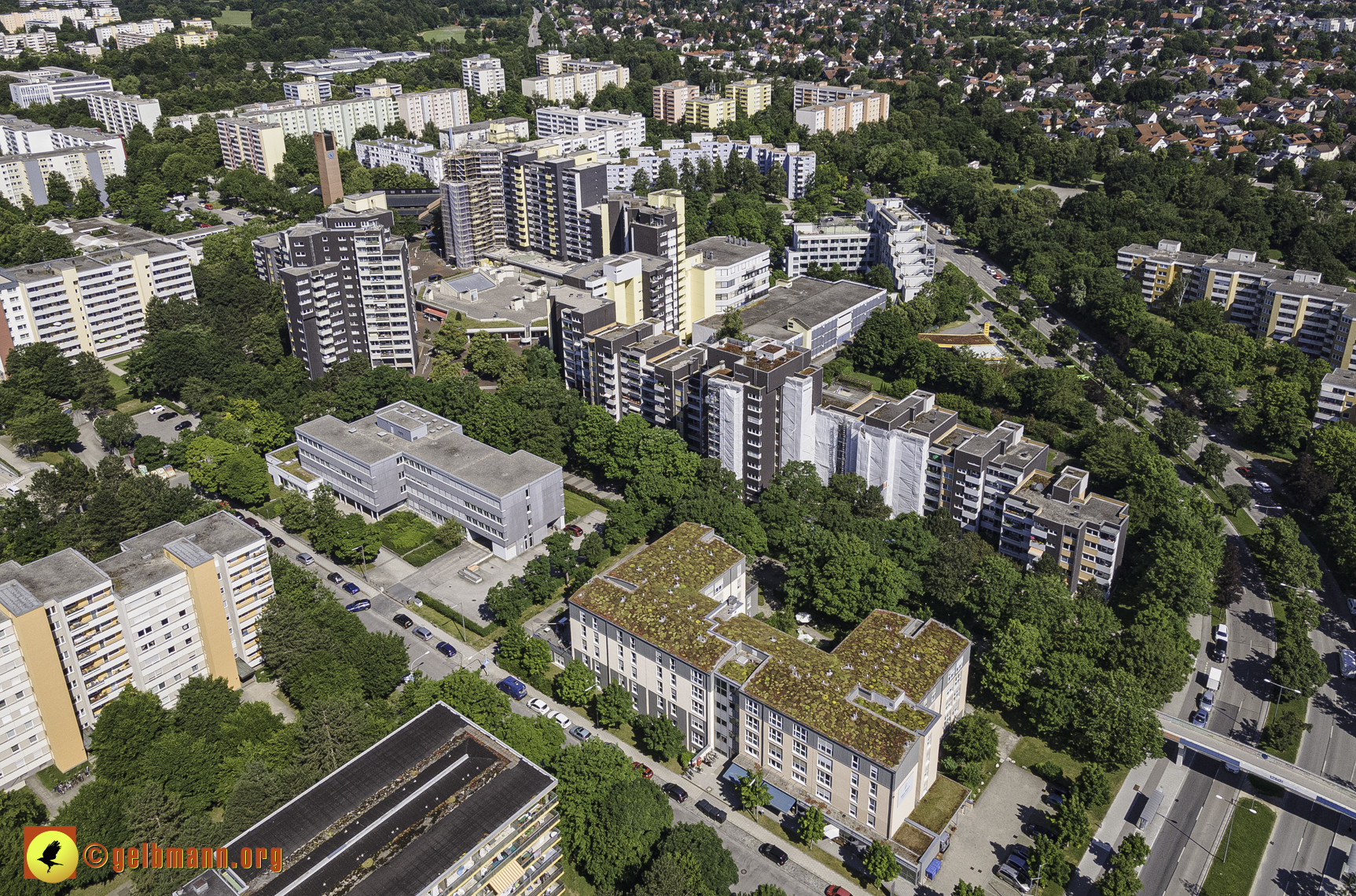 28.06.2021 - Luftbilder vom Marx-Zentrum und dem Karl-Marx-Ring 52-62