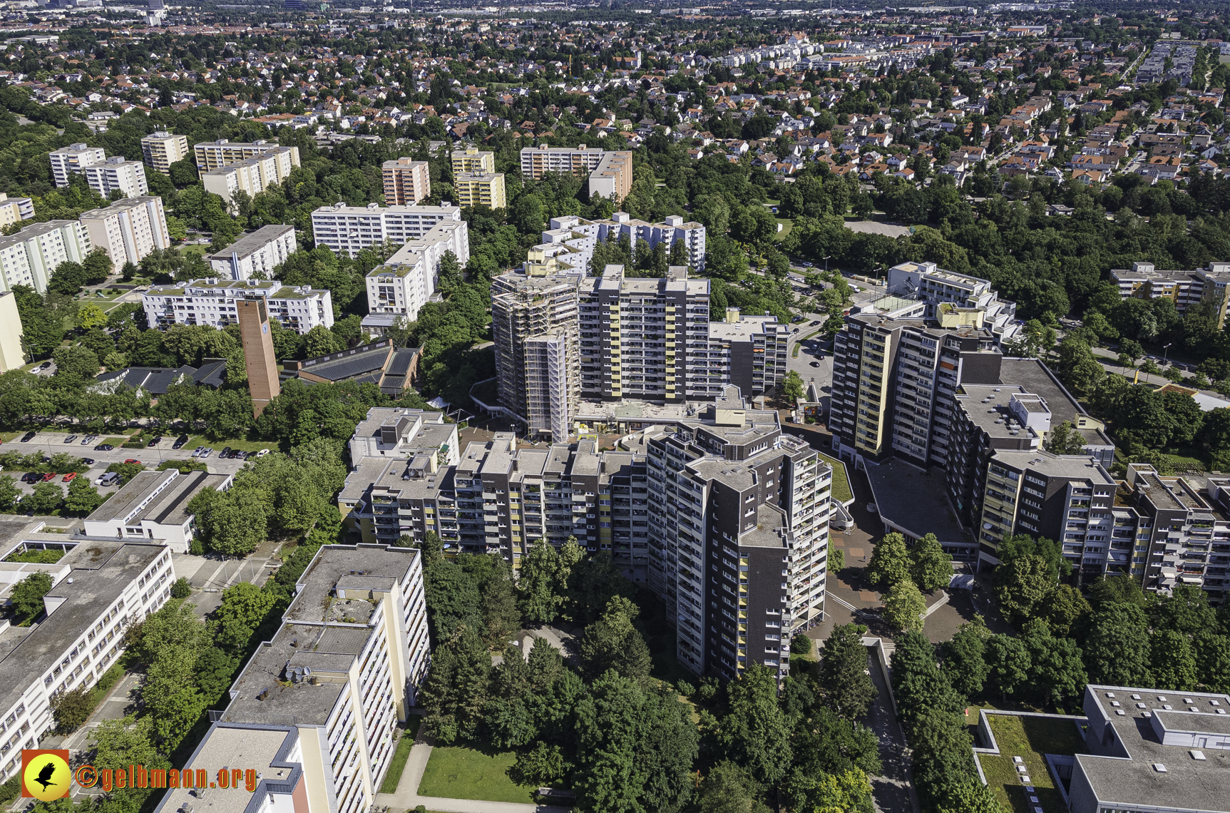 28.06.2021 - Luftbilder vom Marx-Zentrum und dem Karl-Marx-Ring 52-62