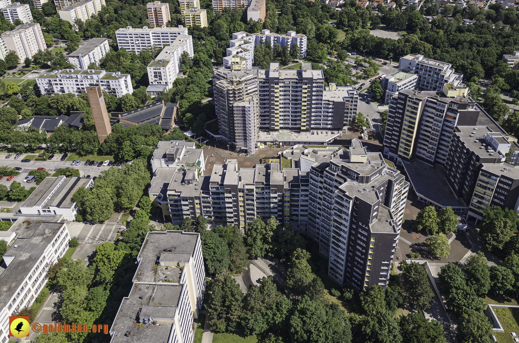 28.06.2021 - Luftbilder vom Marx-Zentrum und dem Karl-Marx-Ring 52-62