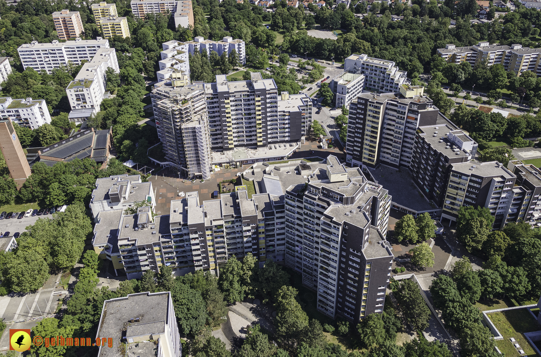 28.06.2021 - Luftbilder vom Marx-Zentrum und dem Karl-Marx-Ring 52-62