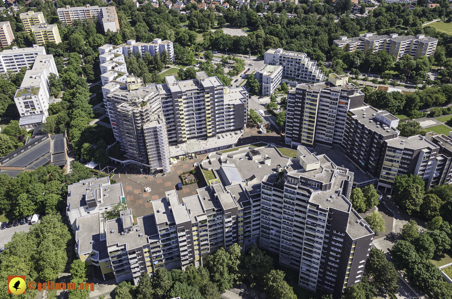 28.06.2021 - Luftbilder vom Marx-Zentrum und dem Karl-Marx-Ring 52-62