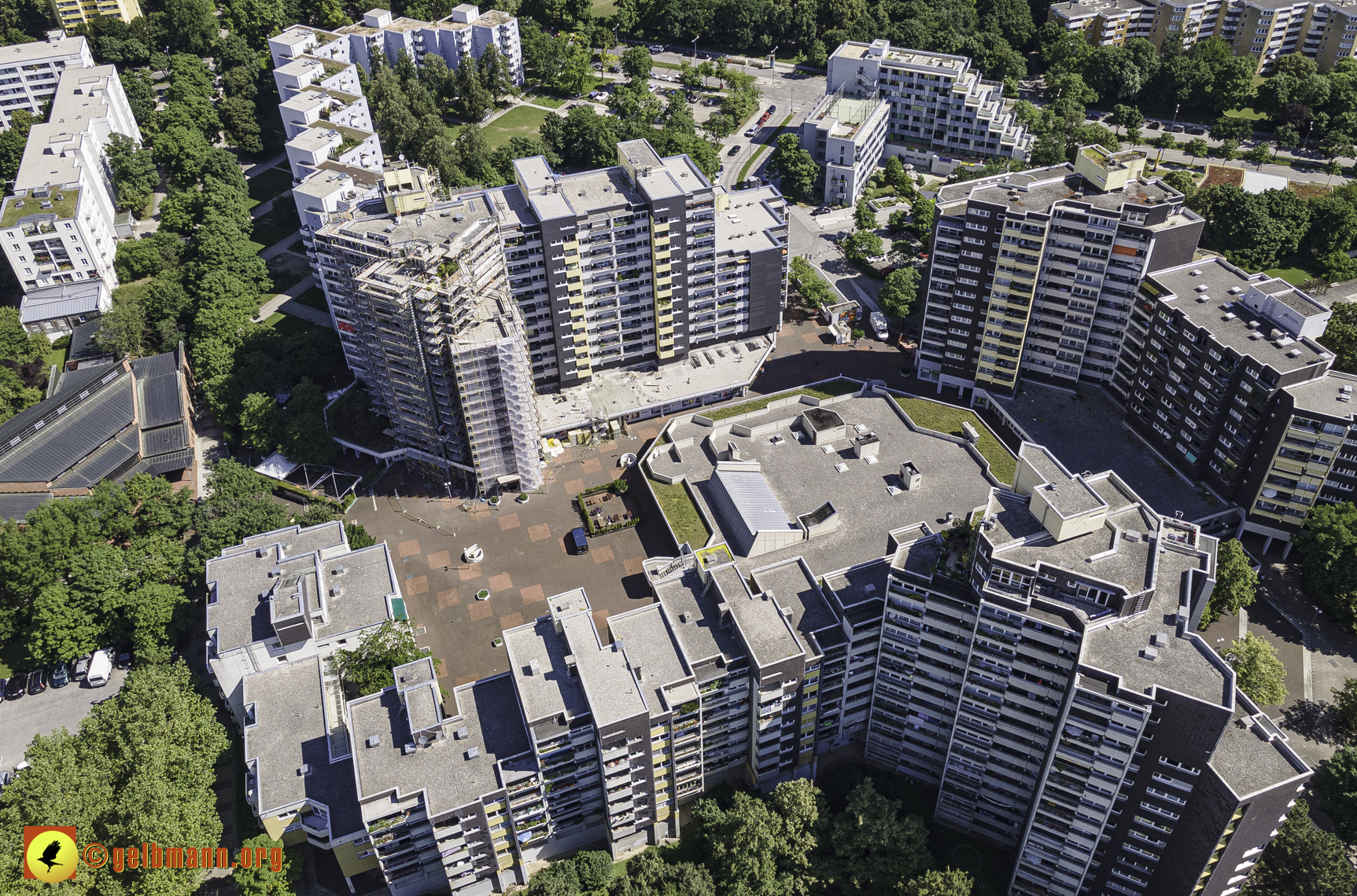 28.06.2021 - Luftbilder vom Marx-Zentrum und dem Karl-Marx-Ring 52-62