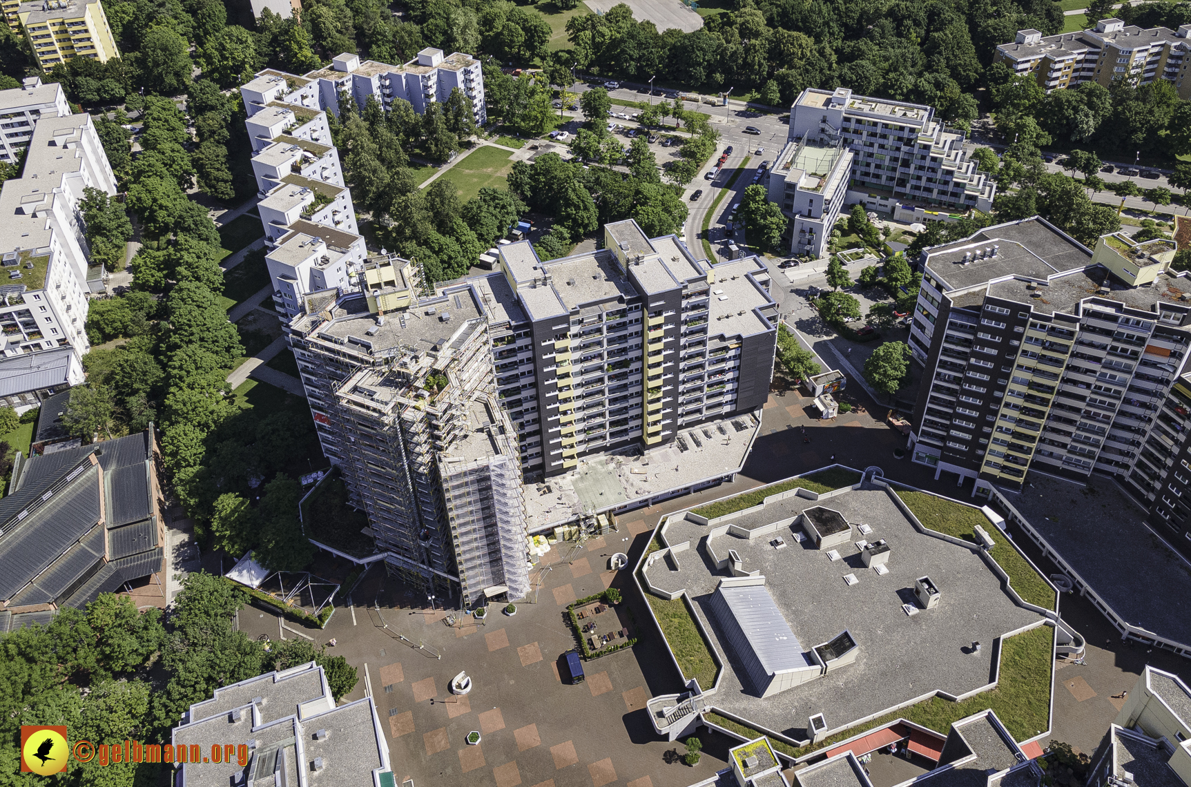 28.06.2021 - Luftbilder vom Marx-Zentrum und dem Karl-Marx-Ring 52-62