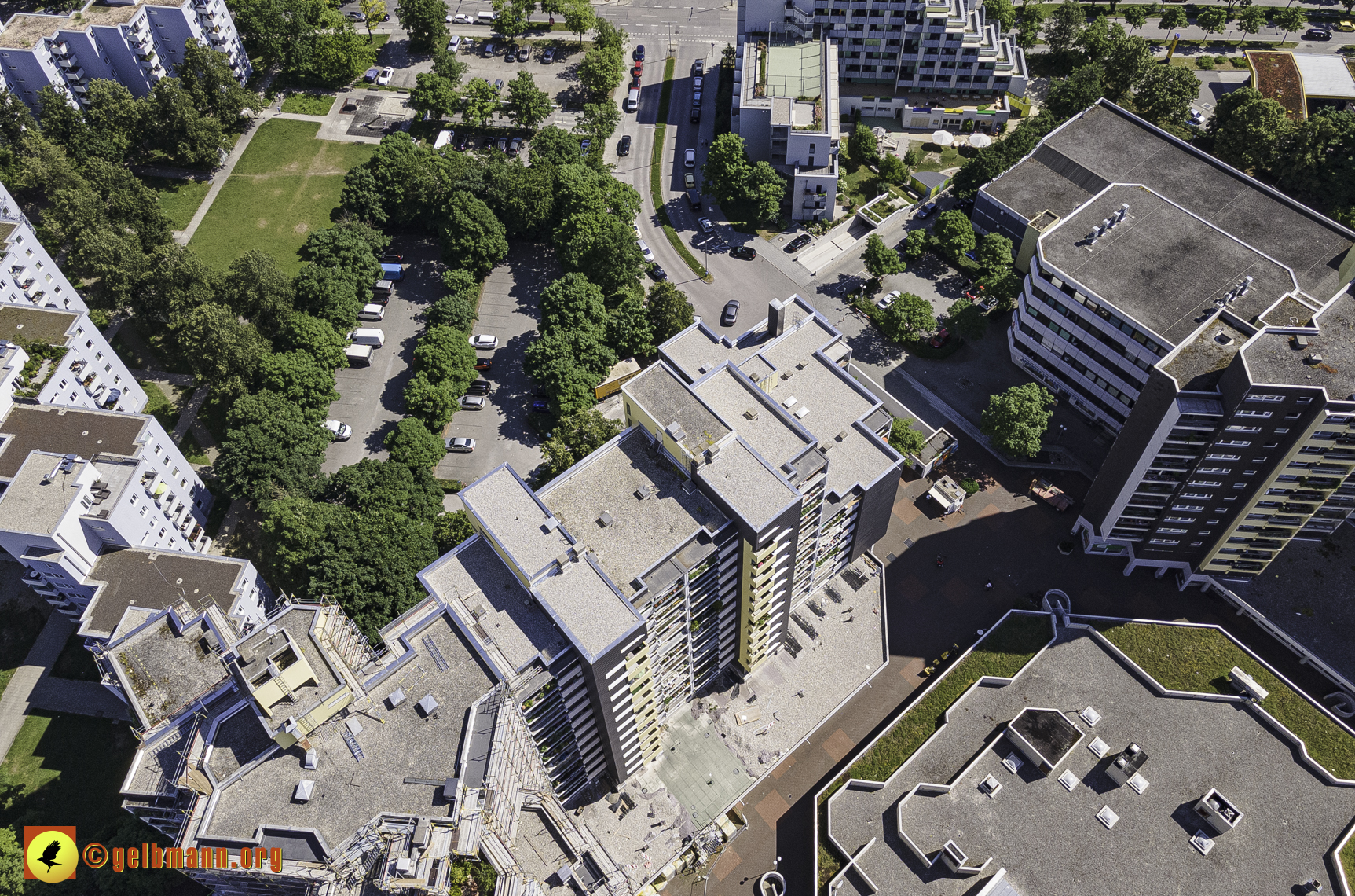 28.06.2021 - Luftbilder vom Marx-Zentrum und dem Karl-Marx-Ring 52-62