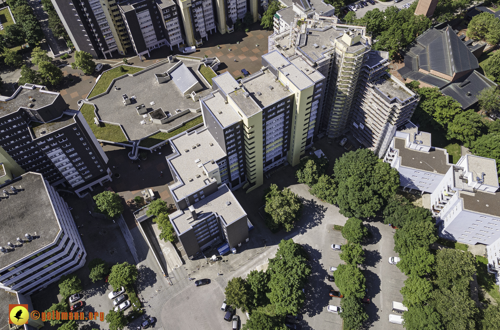 28.06.2021 - Luftbilder vom Marx-Zentrum und dem Karl-Marx-Ring 52-62