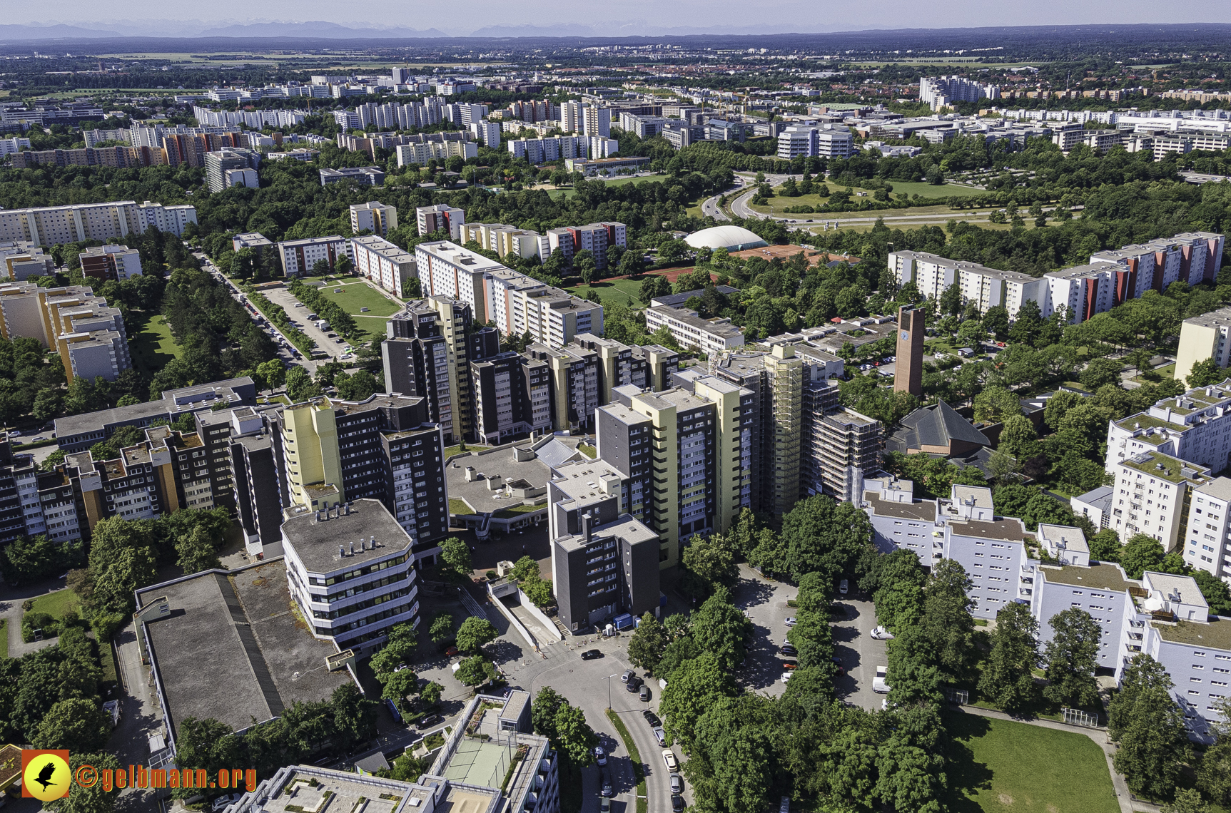 28.06.2021 - Luftbilder vom Marx-Zentrum und dem Karl-Marx-Ring 52-62