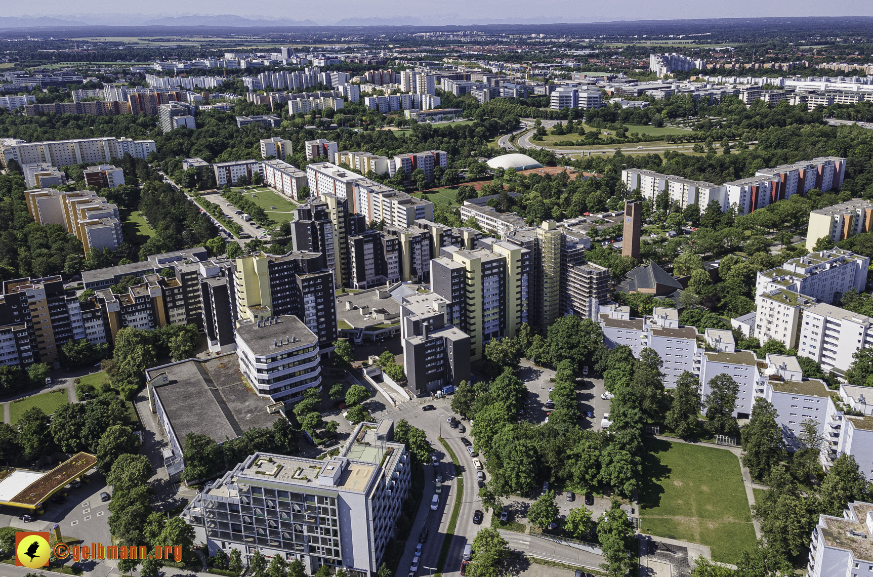 28.06.2021 - Luftbilder vom Marx-Zentrum und dem Karl-Marx-Ring 52-62