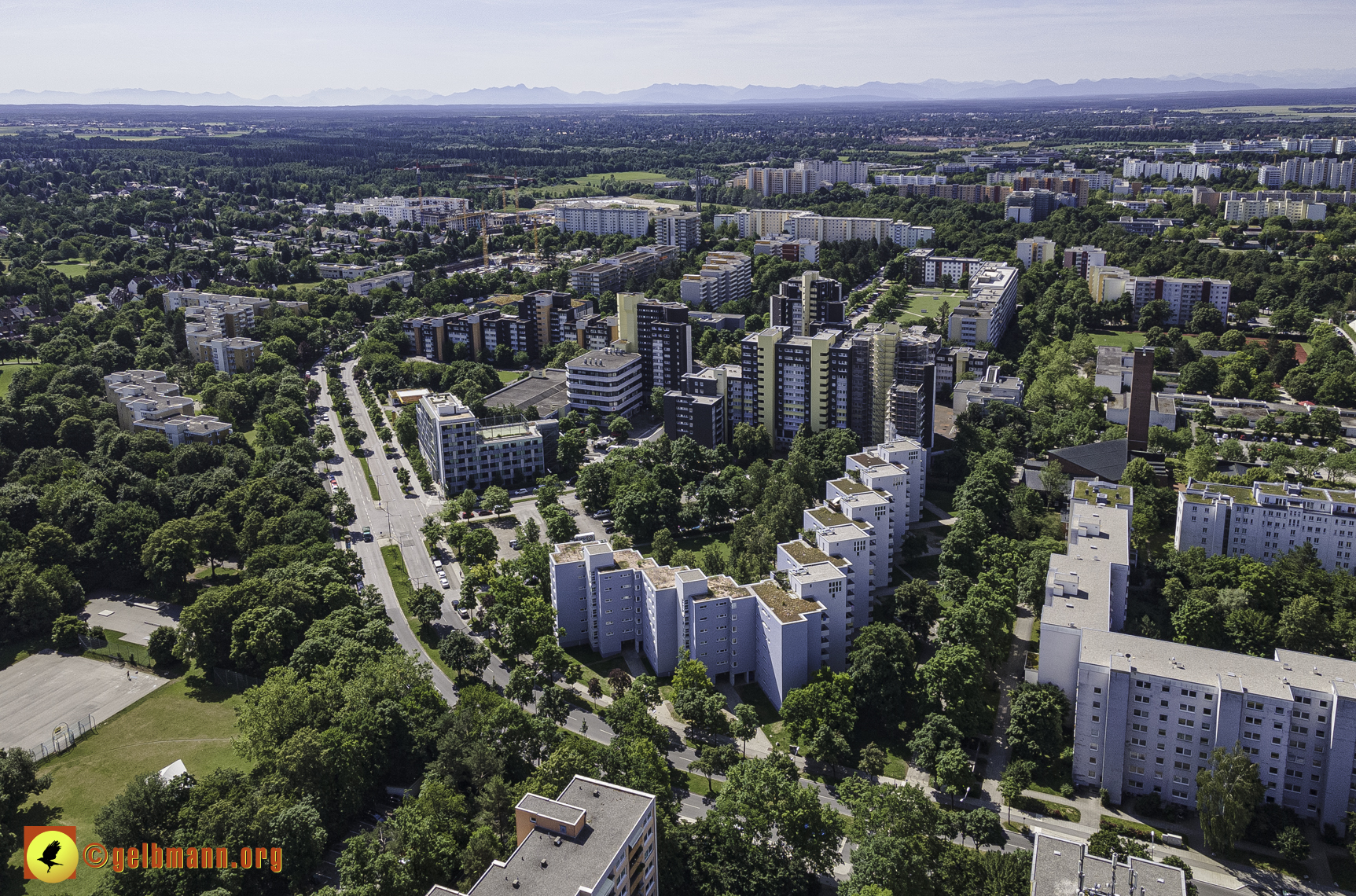 28.06.2021 - Luftbilder vom Marx-Zentrum und dem Karl-Marx-Ring 52-62