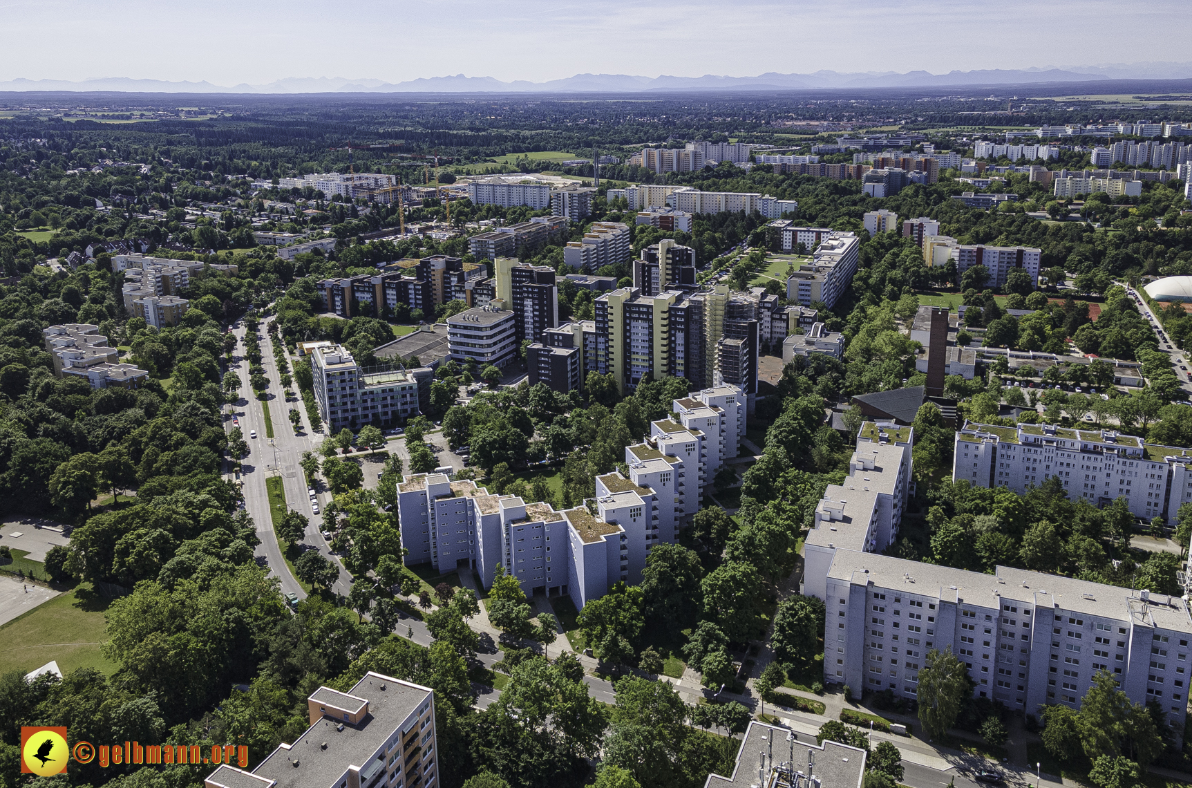 28.06.2021 - Luftbilder vom Marx-Zentrum und dem Karl-Marx-Ring 52-62