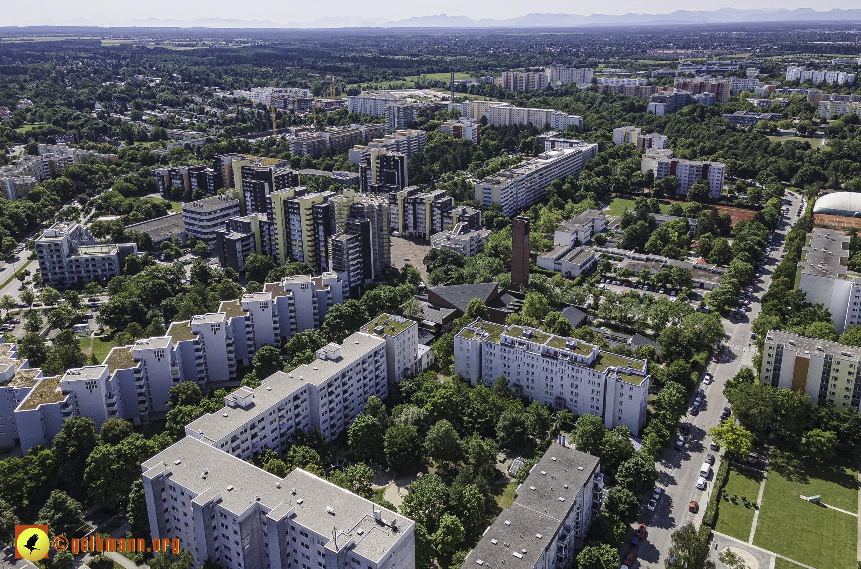 28.06.2021 - Luftbilder vom Marx-Zentrum und dem Karl-Marx-Ring 52-62