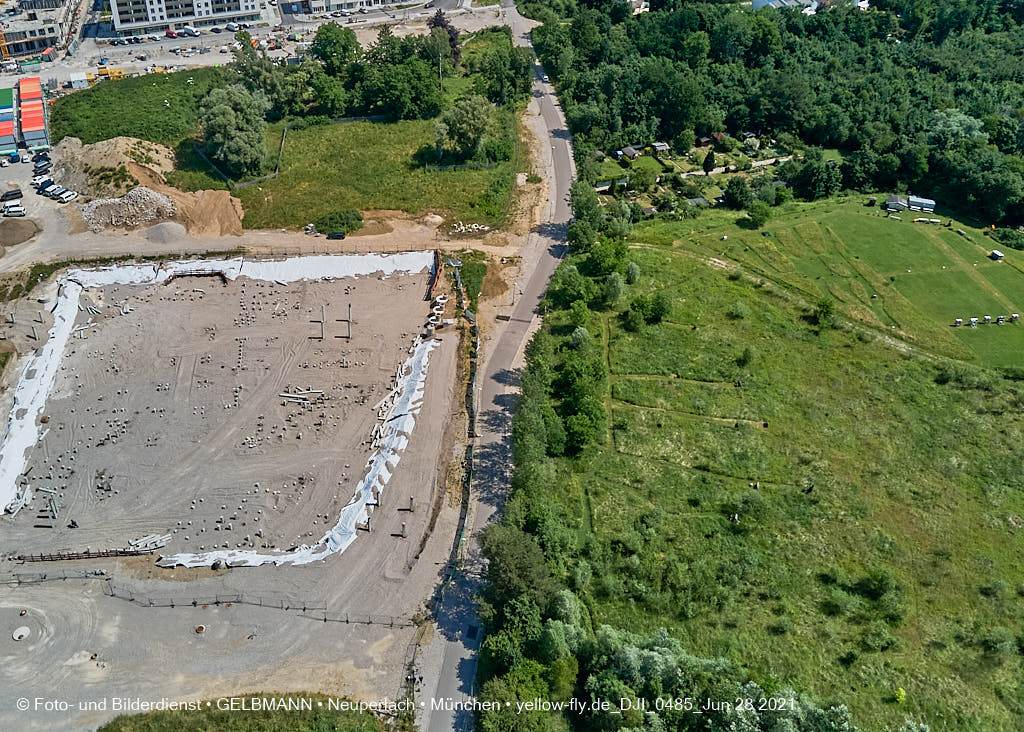 28.06.2021 - Baustelle Pandionverde in Neuperlach