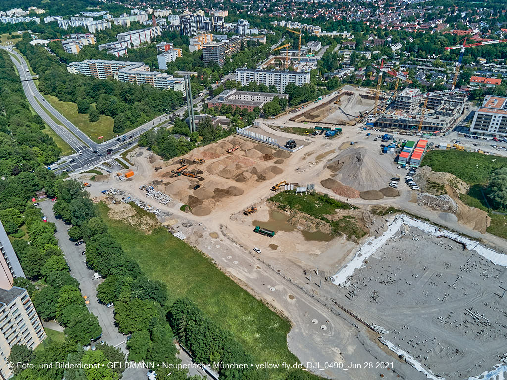 28.06.2021 - Baustelle Pandionverde in Neuperlach