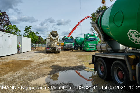 05.07.2021 - neuperlach.org.gelbmann.org zeigt aktuelle Baustellenfotos von der Grundschule am Karl-Marx-Ring in Neuperlach