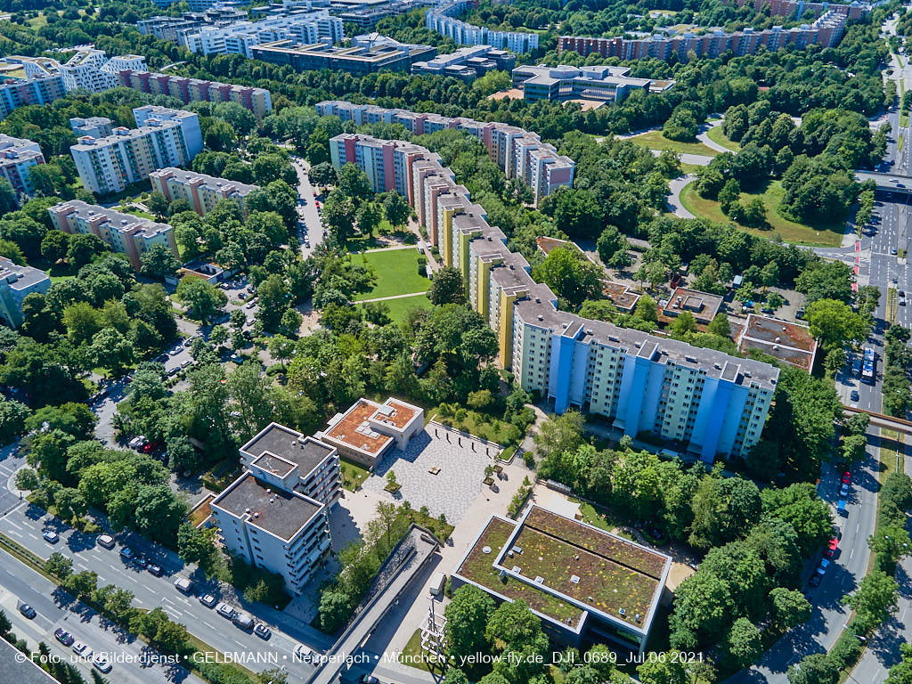 06.07.2021 - Quiddezentrum vor dem Abriss in Neuperlach