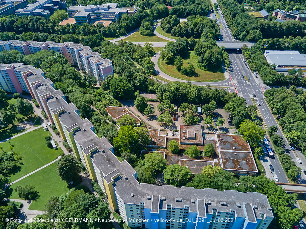06.07.2021 - Quiddezentrum vor dem Abriss in Neuperlach