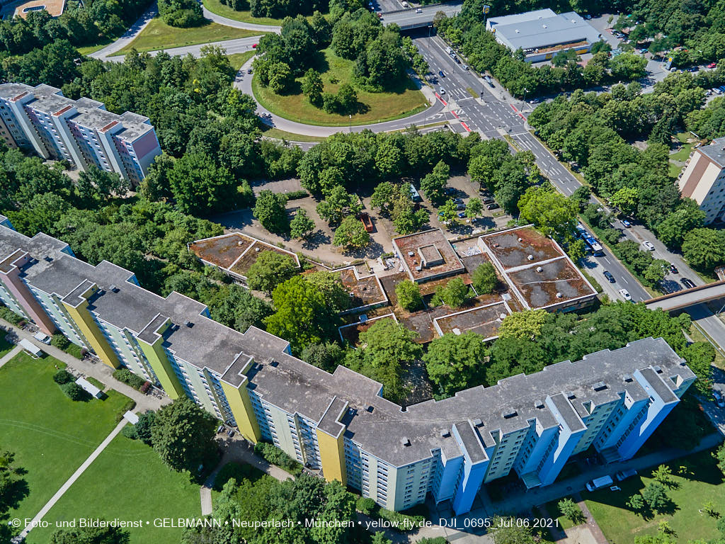 06.07.2021 - Quiddezentrum vor dem Abriss in Neuperlach