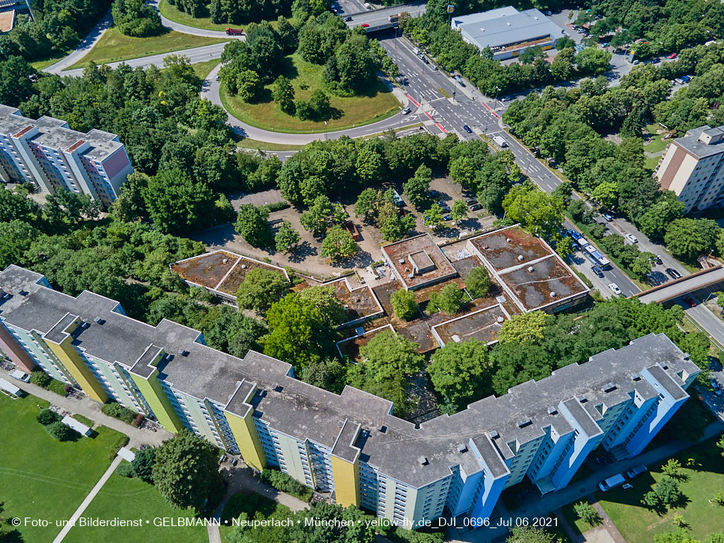 06.07.2021 - Quiddezentrum vor dem Abriss in Neuperlach