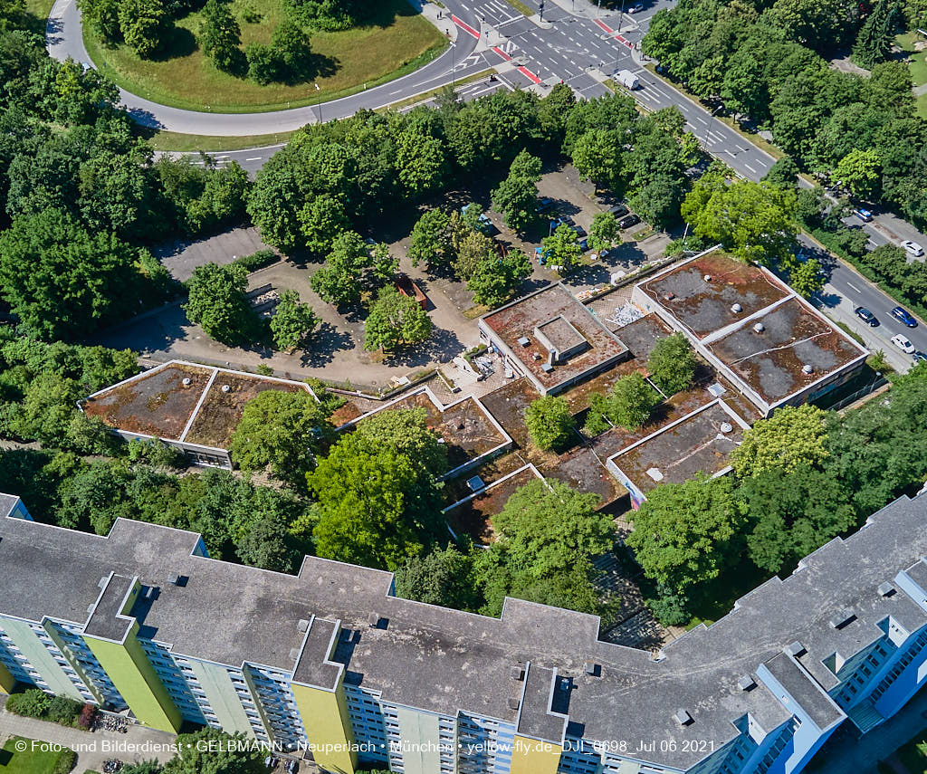 06.07.2021 - Quiddezentrum vor dem Abriss in Neuperlach