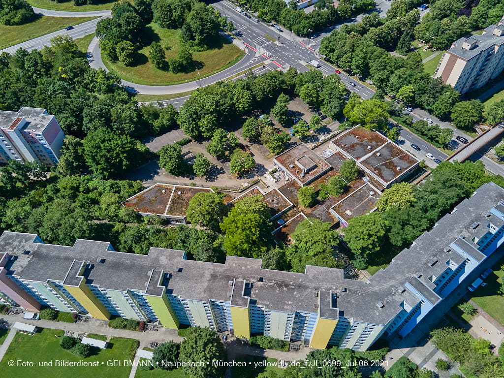 06.07.2021 - Quiddezentrum vor dem Abriss in Neuperlach