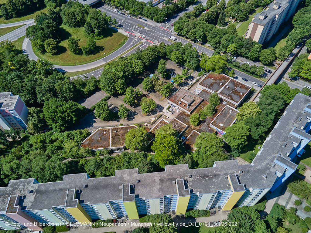 06.07.2021 - Quiddezentrum vor dem Abriss in Neuperlach