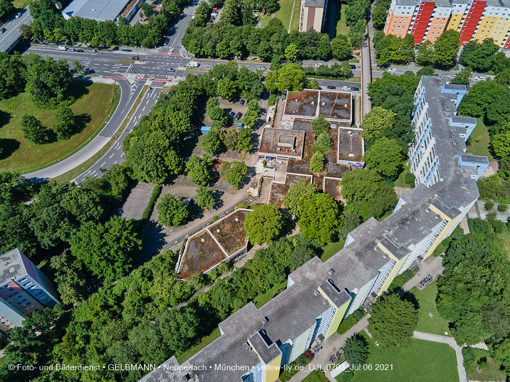 06.07.2021 - Quiddezentrum vor dem Abriss in Neuperlach
