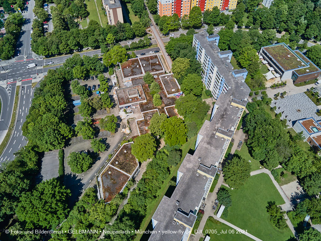 06.07.2021 - Quiddezentrum vor dem Abriss in Neuperlach