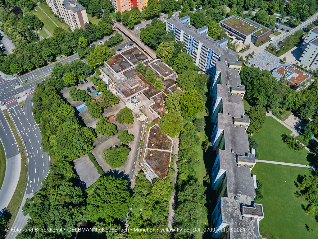 06.07.2021 - Quiddezentrum vor dem Abriss in Neuperlach
