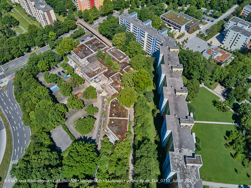 06.07.2021 - Quiddezentrum vor dem Abriss in Neuperlach