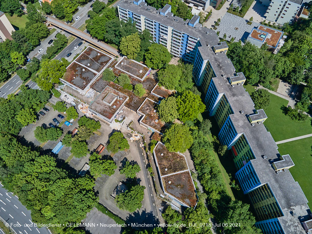06.07.2021 - Quiddezentrum vor dem Abriss in Neuperlach
