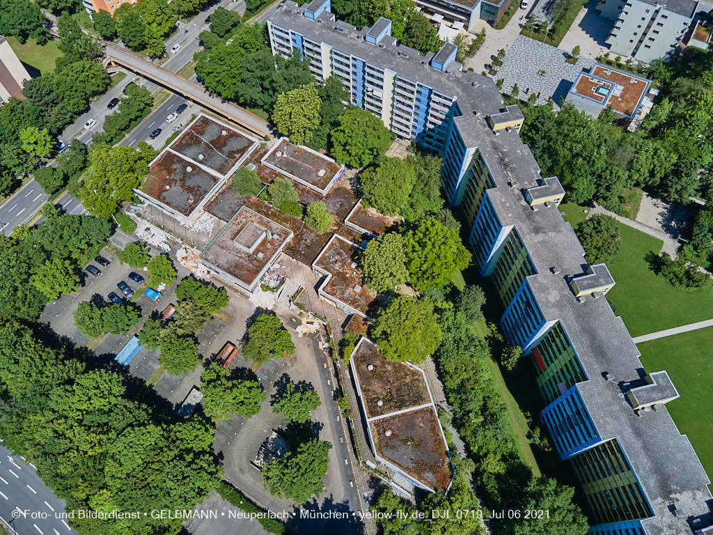 06.07.2021 - Quiddezentrum vor dem Abriss in Neuperlach