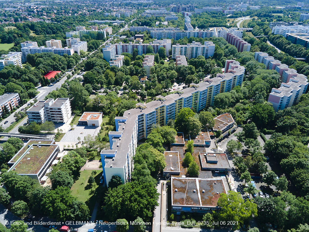 06.07.2021 - Quiddezentrum vor dem Abriss in Neuperlach