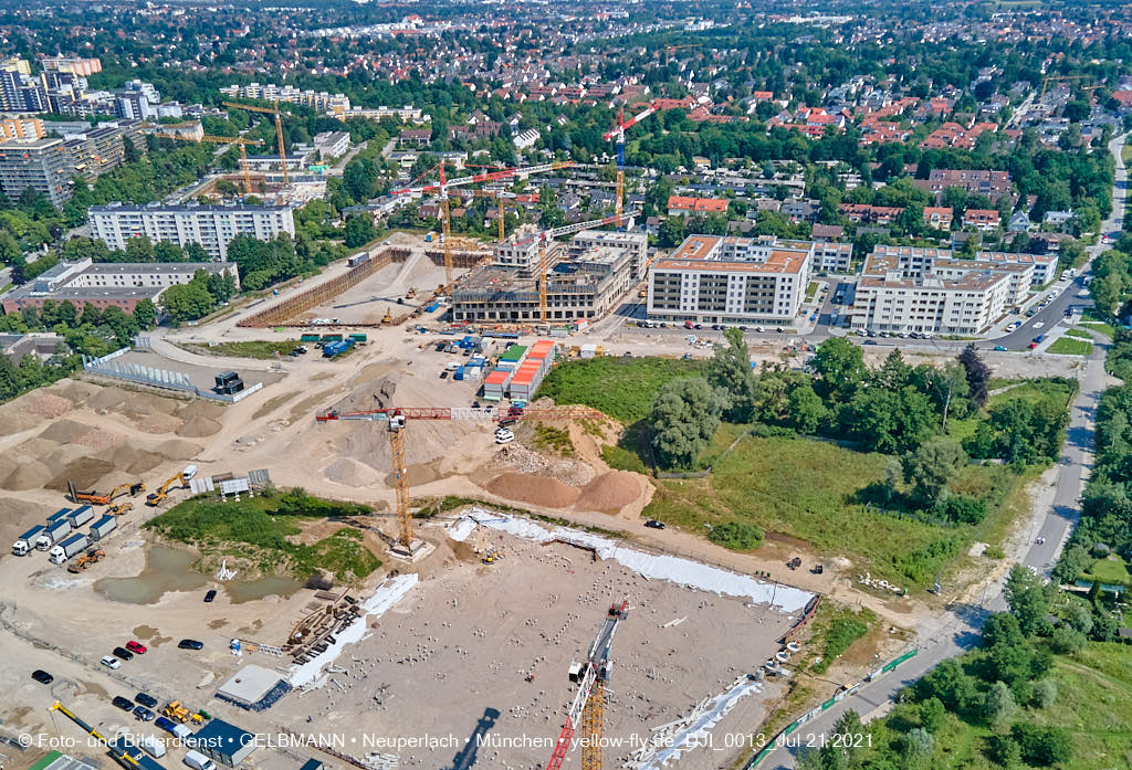 21.07.2021 - Baustelle Alexisquartier in Neuperlach