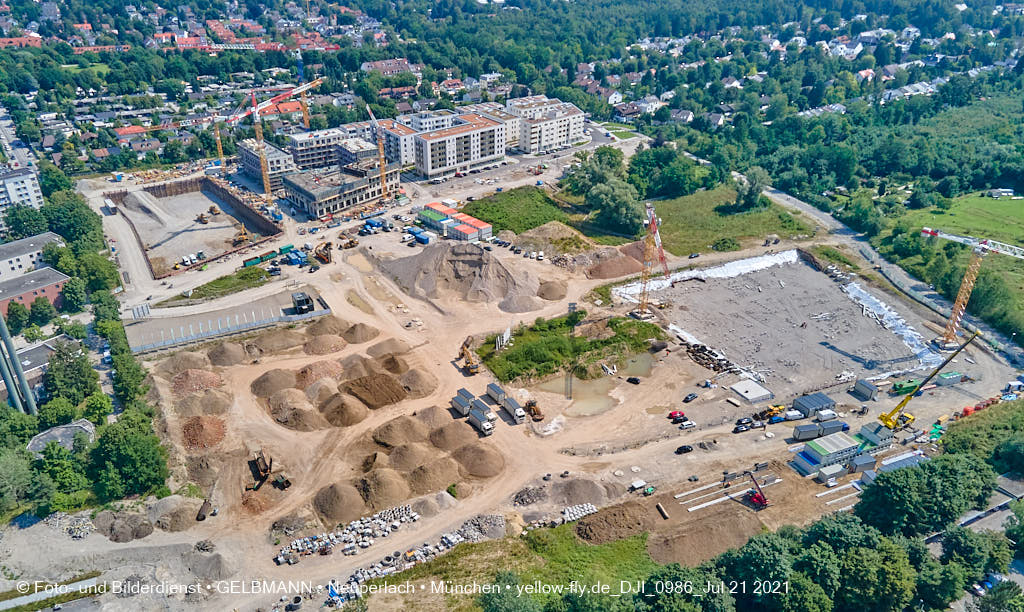 21.07.2021 - Baustelle Alexisquartier in Neuperlach