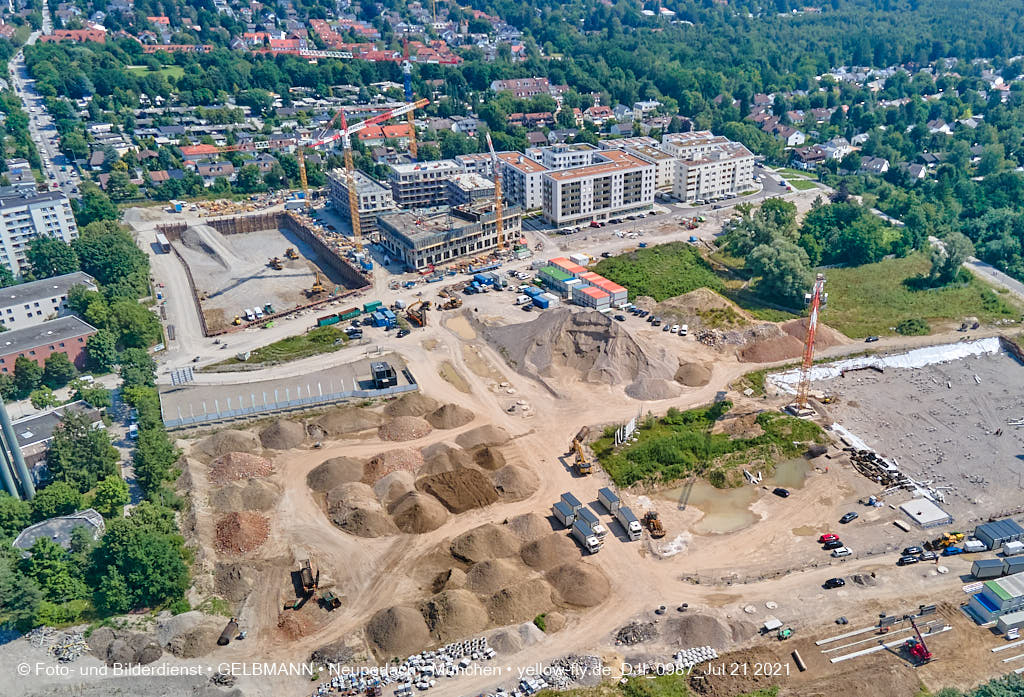 21.07.2021 - Baustelle Alexisquartier in Neuperlach