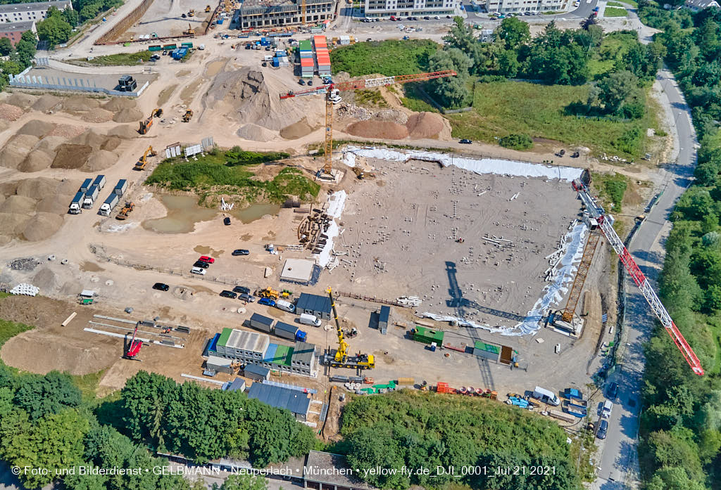 21.07.2021 - Baustelle Pandion Verde in Neuperlach