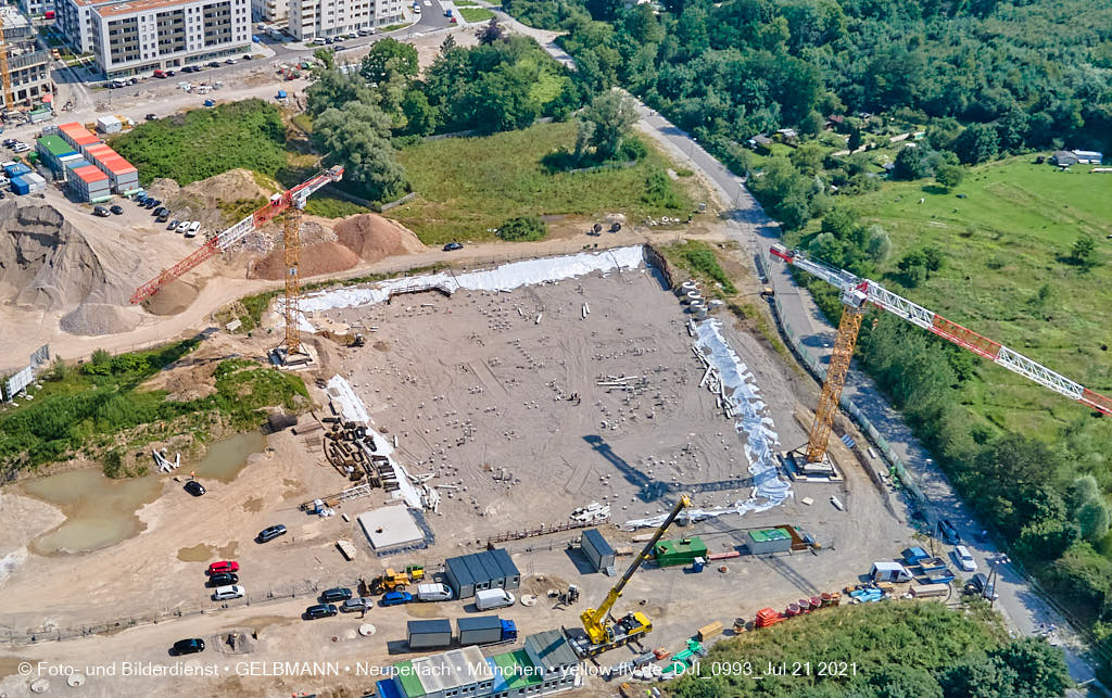 21.07.2021 - Baustelle Pandion Verde in Neuperlach